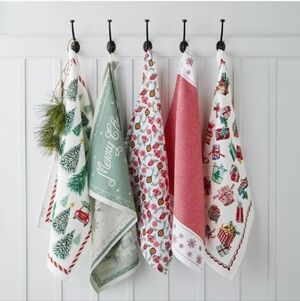 SUR LA TABLE Merry Christmas, Jacquard Kitchen Towel NWOT